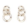 Tiffany &amp; Co Atlas 18k Gold Drop Earrings
