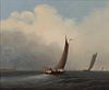 EDMUND C. COATES, (American, 1816-1871), Fishing off the Coast