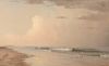 DWIGHT WILLIAM TRYON, (American, 1849-1925), Beach Scene
