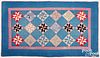 Ohio Amish Pinwheel Stars patchwork quilt