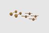 TIFFANY & CO. SCHLUMBERGER 18K Yellow Gold Cufflinks with Four Complimentary 14K Yellow Gold Shirtstuds