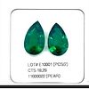 GRS 18.29 CTS Natural Emerald Loose Pears