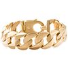Men's Curb Link Bracelet in 14k Yellow Gold 20.0 MM (147 Grams)