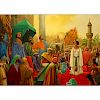 Monumental Modern Oil On Canvas "Herod & Salome"  Unsigned