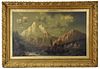 ELIZA BARCHUS 'MOUNT LANGLEY' CALIFORNIA OIL PAINTING