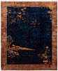 Antique Chinese Art Deco Rug 9 ft 3 in x 8 ft (2.81 m x 2.43 m)