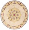 Antique Round French Art Deco Rug by Leleu 9 ft 10 in x 9 ft 10 in (3 m x 3 m)