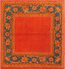 Antique Turkish Oushak Rug 5 ft 2 in x 4 ft 10 in (1.57 m x 1.47 m)