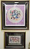 Two Anatole Krasnyansky lithographs including Musical Sphere and Brass Quintet, sight size 27" x 25 1/2" & 12" x 17"