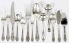 WALLACE 'ROSE POINT' STERLING FLATWARE 47 PCS.
