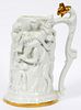 GERMAN PORCELAIN STEIN OF BACCHIC GROUP