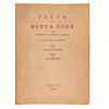 García Lorca, Federico. Poeta en Nueva York. México: Editorial Seneca, 1940. Primera edición.