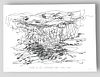 Frank Gehry 'Pointe du Hoc Normandy' Lithograph