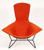 Attr. Harry Bertoia Bird Chair with Orange Cover