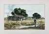 Ray Ellis Daufuskie Island Lowcountry Watercolor Ptg