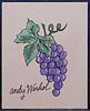 Andy Warhol Manner of: Purple Grapes