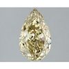 2.12 ct, Yellow/VVS2, Pear cut IGI Graded Lab Grown Diamond