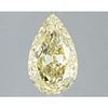 2.02 ct, Intense Yellow/VVS2, Pear cut IGI Graded Lab Grown Diamond