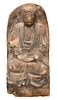 Carved Early Stone Buddha Figure
