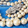 AN EDWARDIAN, CERTIFICATED NATURAL SALTWATER SINGLE STRAND PEARL NECKLACE