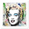 Mr. Brainwash, "Marilyn Monroe" Framed Unique (UNIQ) Mixed Media, Hand Signed with Certificate of Authenticity.