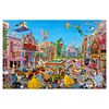 Manuel Hernandez, "Happiest Street On Earth" Limited Edition Mixed Media Lithograph from Disney Fine Art, Numbered and Hand Signed with Letter of Auth