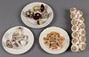 ASSORTED TROMPE L'OEIL FIGURAL FOOD ARTICLES, LOT OF FOUR