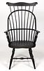 REPRODUCTION WINDSOR COMB-BACK ARMCHAIR