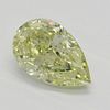 1.50 ct, Natural Fancy Yellow Even Color, VS2, Pear cut Diamond (GIA Graded), Appraised Value: $23,100 