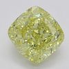 3.02 ct, Natural Fancy Intense Yellow Even Color, SI1, Cushion cut Diamond (GIA Graded), Appraised Value: $109,900 