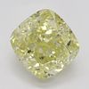 1.55 ct, Natural Fancy Yellow Even Color, VVS1, Cushion cut Diamond (GIA Graded), Appraised Value: $18,900 