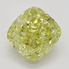 1.35 ct, Natural Fancy Intense Yellow Even Color, VVS1, Cushion cut Diamond (GIA Graded), Appraised Value: $29,900 
