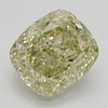 5.17 ct, Natural Fancy Light Brownish Yellow Even Color, VVS2, Cushion cut Diamond (GIA Graded), Appraised Value: $100,200 