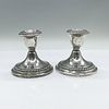 Pair of Gorham Weighted Sterling Siiver Candlestick Holders