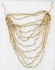 TIERED PEARL NECKLACE