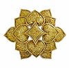 Vintage Cartier Brooch 18k Gold Flower Heart Desig