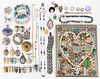 VINTAGE / CONTEMPORARY COSTUME JEWELRY AND OTHER ARTICLES, UNCOUNTED LOT