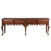 Queen Anne Walnut Console Table