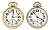 A lot of two Illinois Sangamo Special pocket watches