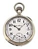 A silver cased South Bend grade 329 The Studebaker pocket watch