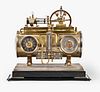 A good late 19th century French automated horizontal steam boiler and piston engine compendium