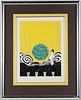 Erte, Russian/French 1892-1990, Selection of a Heart, Serigraph
