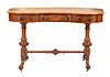 Victorian Leather Inset Inlaid Ladies Writing Desk