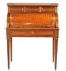 Louis XV Style Inlaid Bureau A Cylindre
