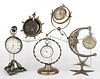 ASSORTED STERLING AND SILVER-TONED METAL WATCH HUTCHES / STANDS, LOT OF FIVE