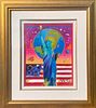 Peter Max - Mixed media on paper