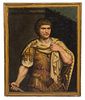 After Tiziano Vecellio, called Titian, (18th Century), Portraits of Roman Emperors Claudius (10 BC -54 AD) and Nero (37 AD - 