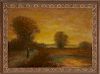 GEORGE VAN MILLETT (1864-1953) OIL ON ARTIST'S BOARD