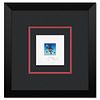 Peter Max, "Star Catcher on Blue" Framed Limited Edition Lithograph, Numbered and Hand Signed with Certificate of Authenticity.