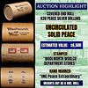 High Value! - Covered End Roll - Marked "Unc Peace Extraordinary" - Weight shows x20 Coins (FC)